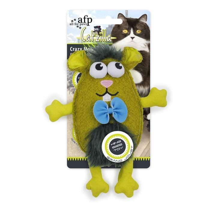 Bild 1 von All for Paws Catzilla Crazy Mouse extra großes Katzenspielzeug
