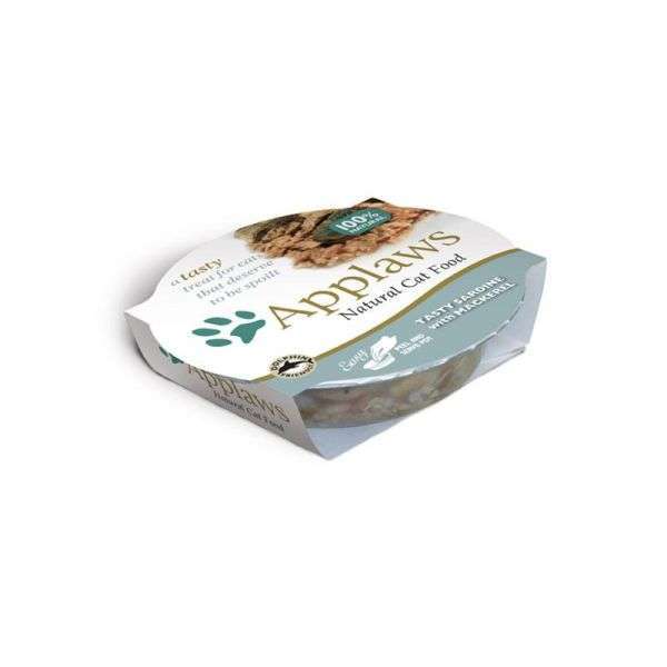 Bild 1 von Applaws Cat Pots mit herzhaften Sardinen und Makrelen 60 g
