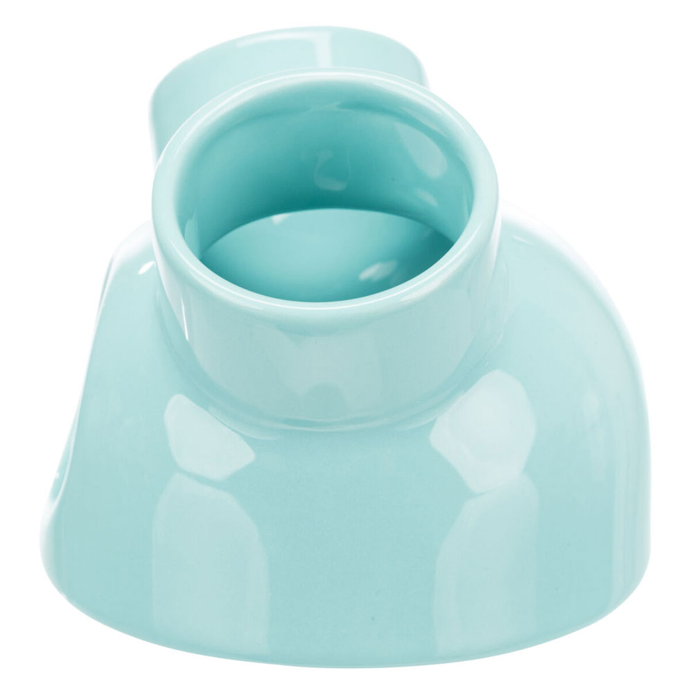 Bild 1 von Trixie Keramikhaus mit 3 Eingängen - türkis, 12 × 10 cm