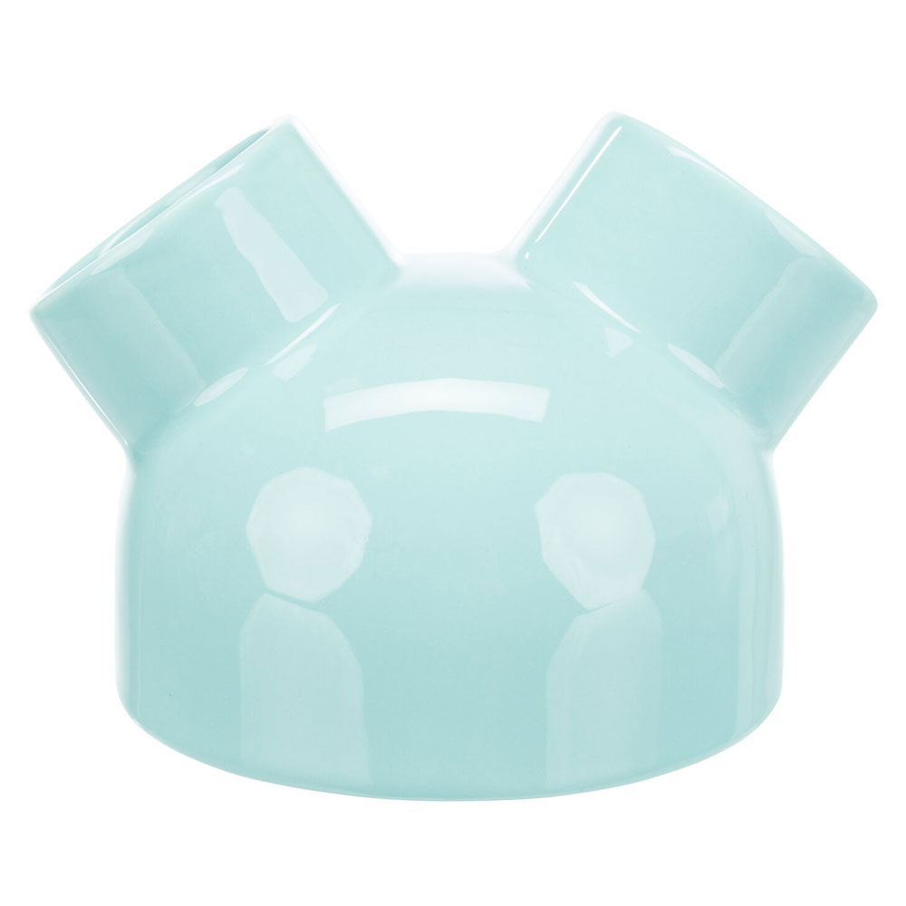 Bild 1 von Trixie Keramikhaus mit 3 Eingängen - türkis, 12 × 10 cm