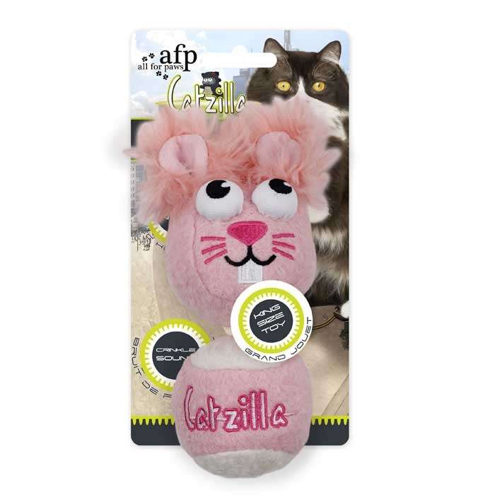 Bild 1 von All for Paws Catzilla Mouse Ball extra großes Katzenspielzeug