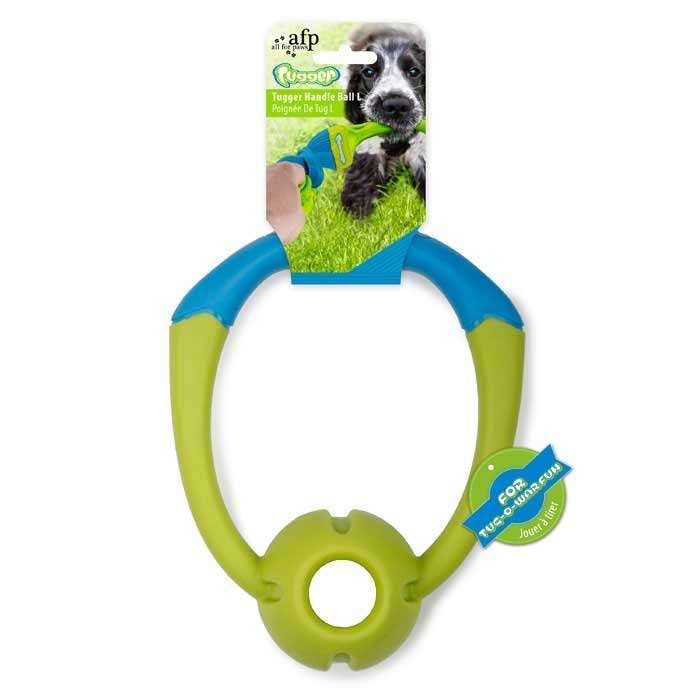 Bild 1 von All for Paws Tugger - Handle Ball, Ball mit Zerrgriff Gr. L