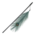 Trixie Spielangel mit Pfauenfeder