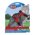 Bild 3 von Trixie Katzen-Garnitur mit Leine + Schnappverschlüssen - Katzenmotiv